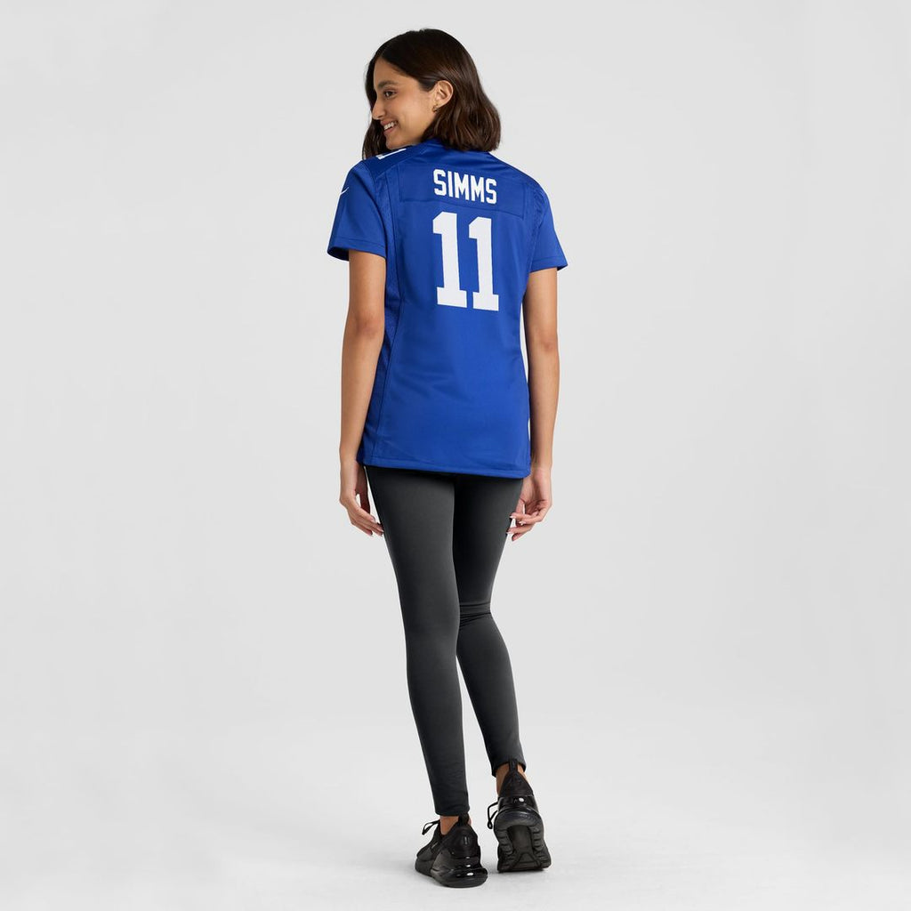 Women's Nike New York Giants Phil Simms Royal Game Retired Player NFL Jersey
