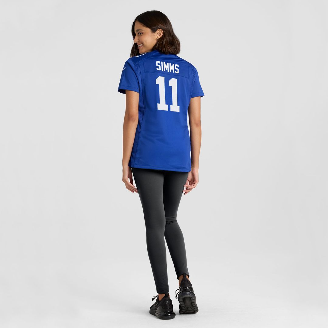 Women's Nike New York Giants Phil Simms Royal Game Retired Player NFL Jersey