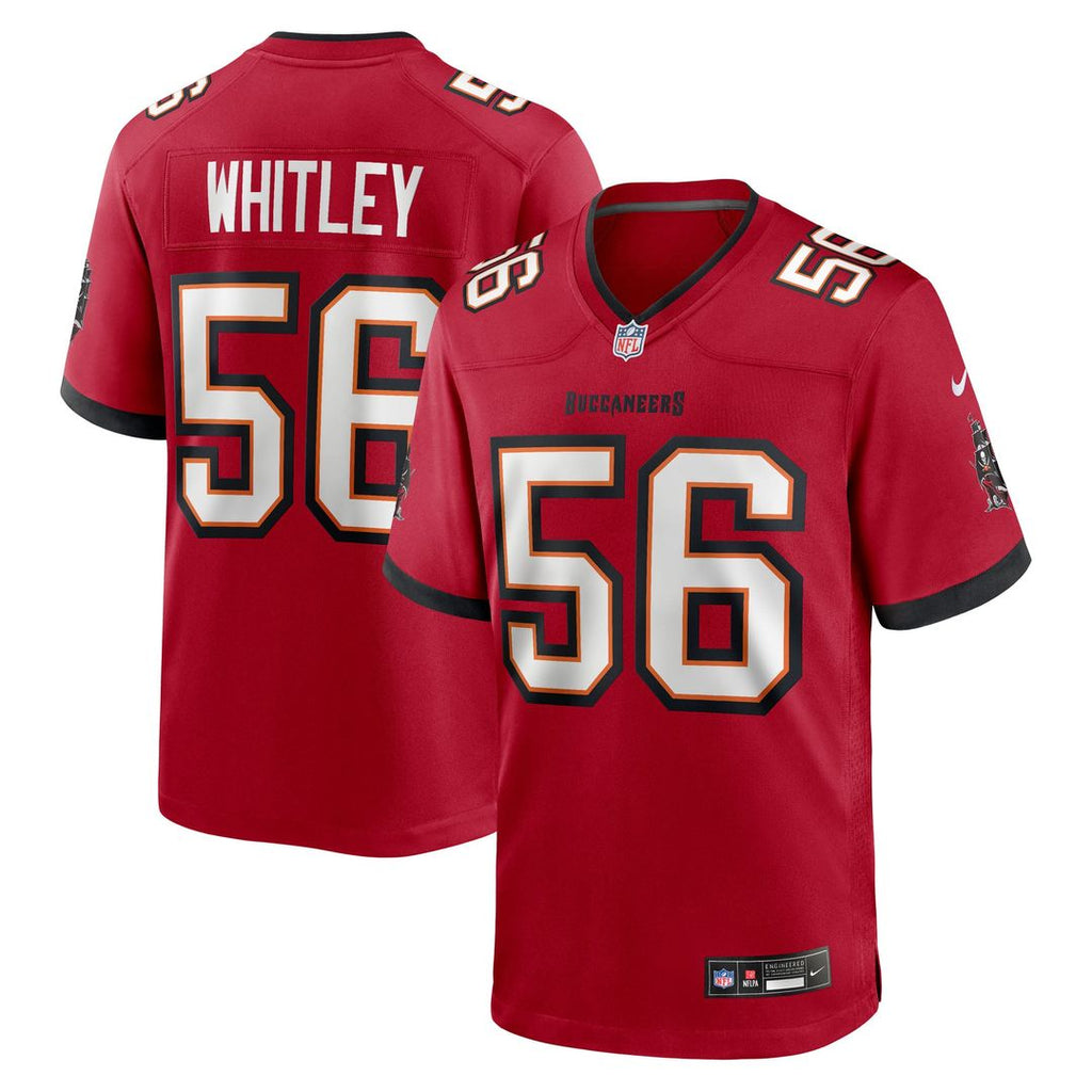 Men's Nike Tampa Bay Buccaneers Benton Whitley Red Team Game NFL Jersey