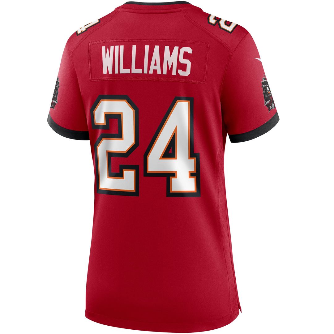 Women's Nike Tampa Bay Buccaneers Cadillac Williams Red Game Retired Player NFL Jersey