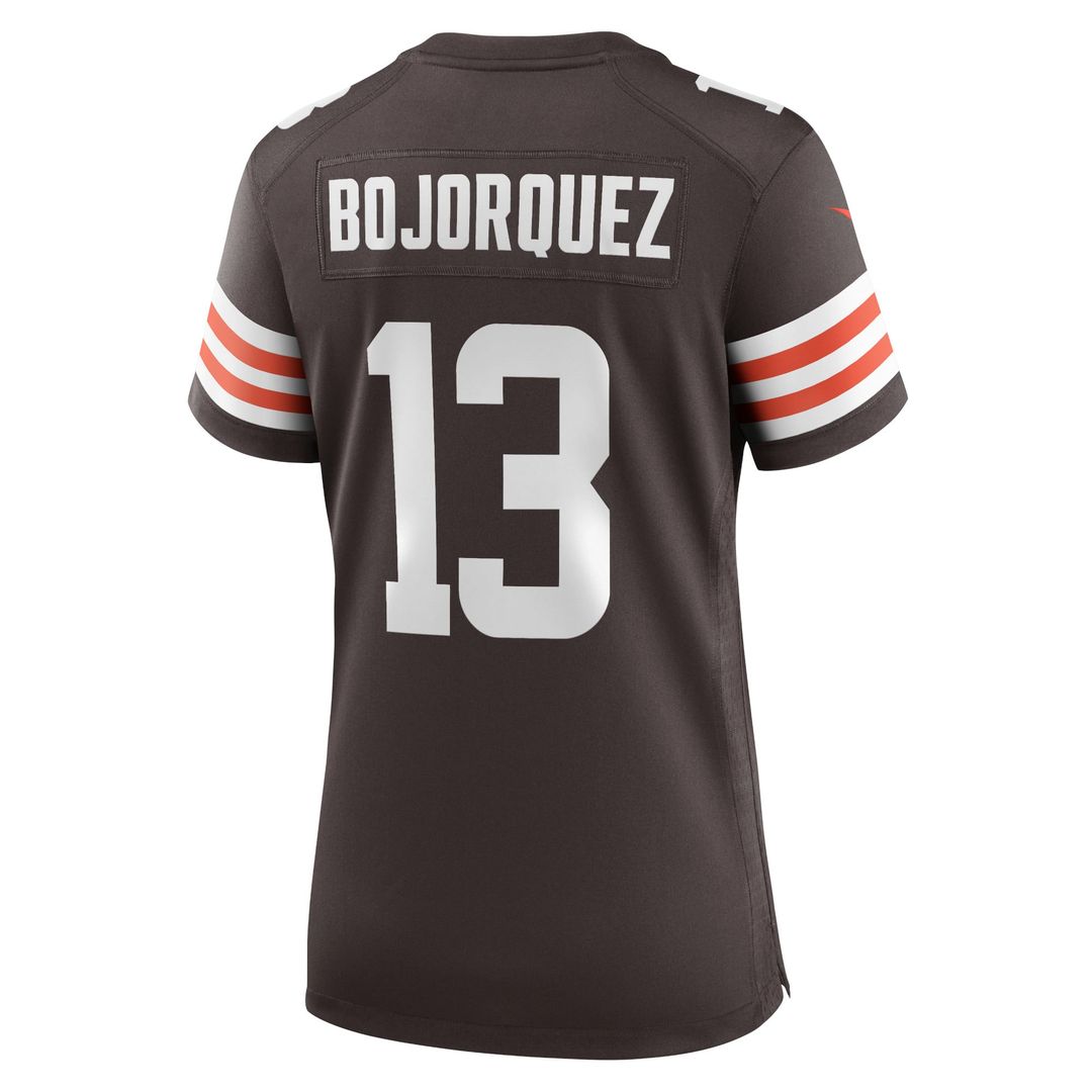 Women's Nike Cleveland Browns Corey Bojorquez Brown Game NFL Jersey