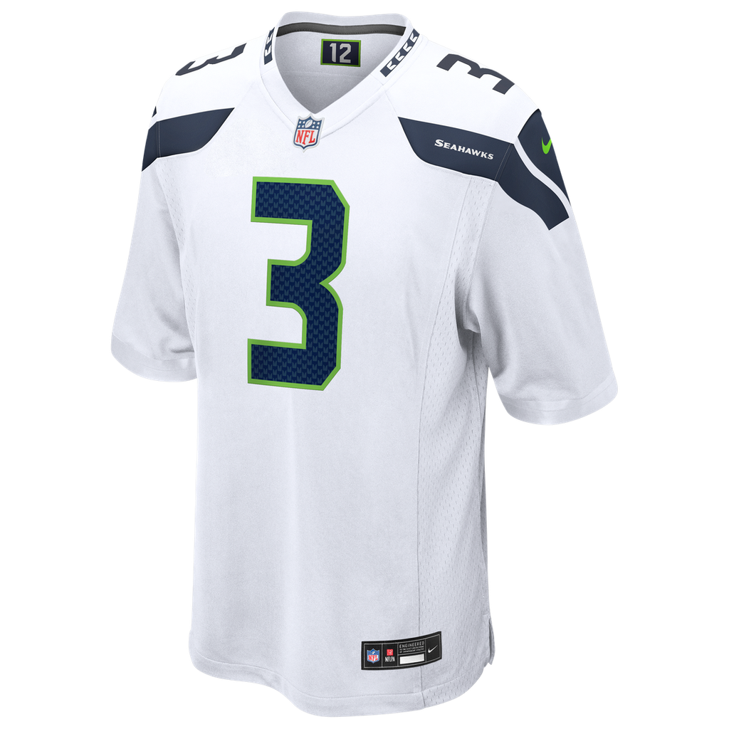 Men's Nike Seattle Seahawks Nick Emmanwori White Game NFL Jersey
