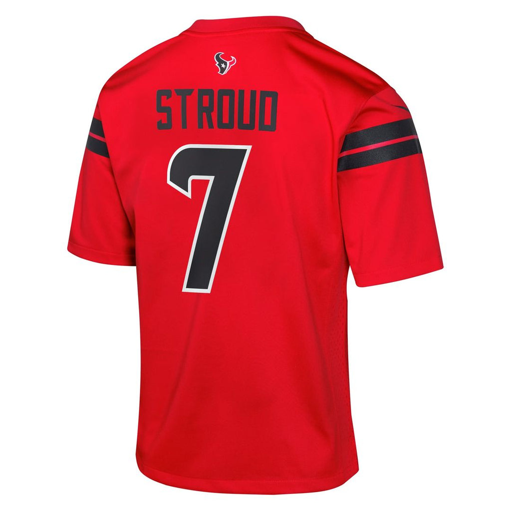 Youth Nike Houston Texans C.J. Stroud Red Game NFL Jersey