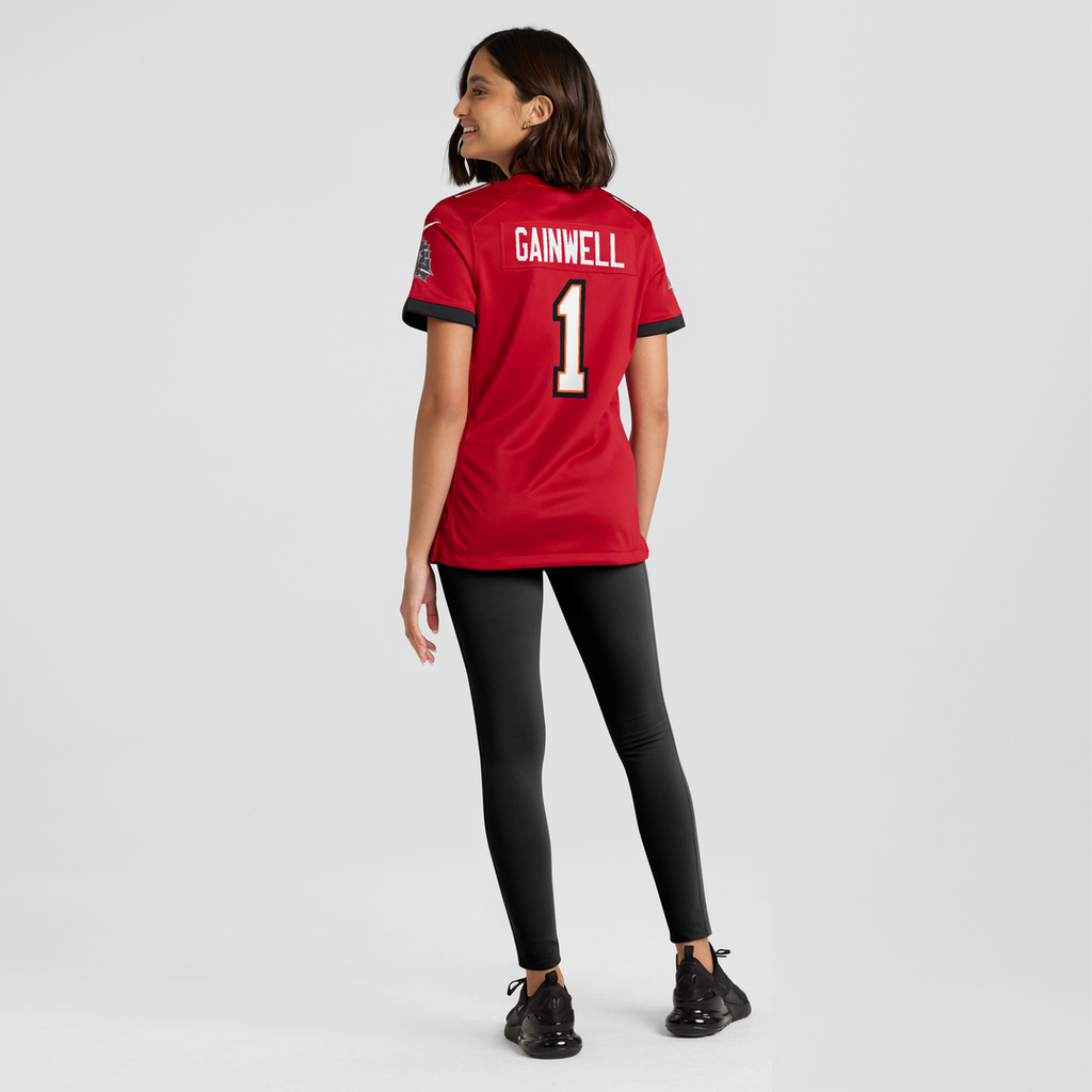 Women's Nike Tampa Bay Buccaneers Kenneth Gainwell Red Team Game NFL Jersey