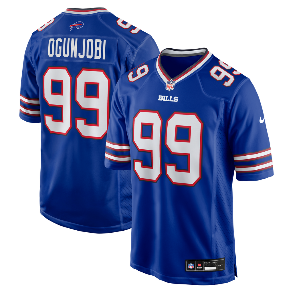 Men's Nike Buffalo Bills Larry Ogunjobi Royal Team Game NFL Jersey