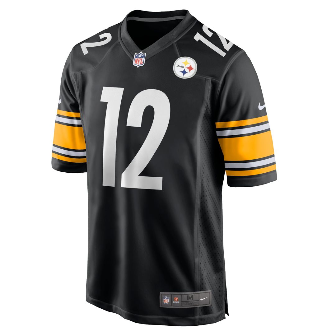 Men's Nike Pittsburgh Steelers Terry Bradshaw Black Retired Player Game NFL Jersey