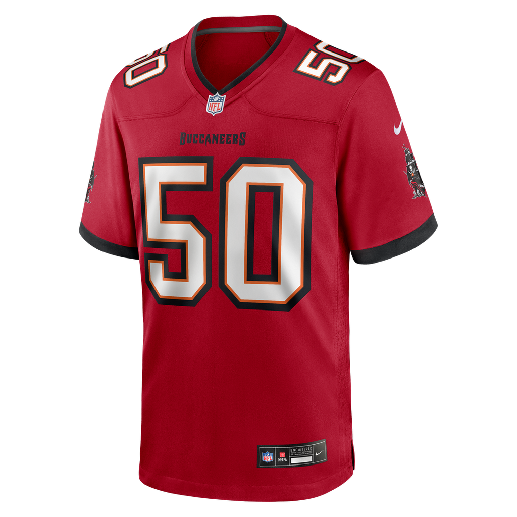 Men's Nike Tampa Bay Buccaneers Vita Vea Red Game NFL Jersey