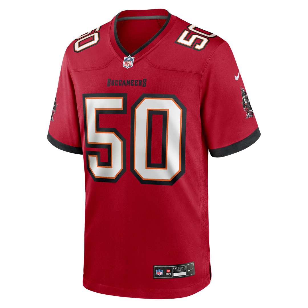 Men's Nike Tampa Bay Buccaneers Vita Vea Red Game NFL Jersey