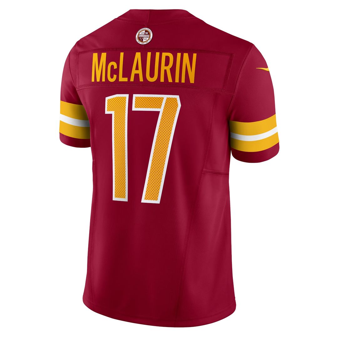 Men's Nike Washington Commanders Terry McLaurin Burgundy Vapor F.U.S.E. Limited NFL Jersey