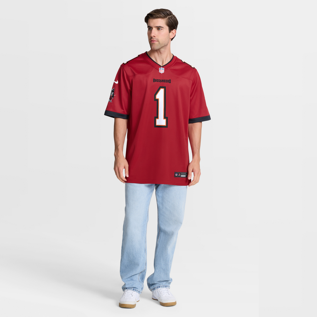 Men's Nike Tampa Bay Buccaneers Kenneth Gainwell Red Team Game NFL Jersey
