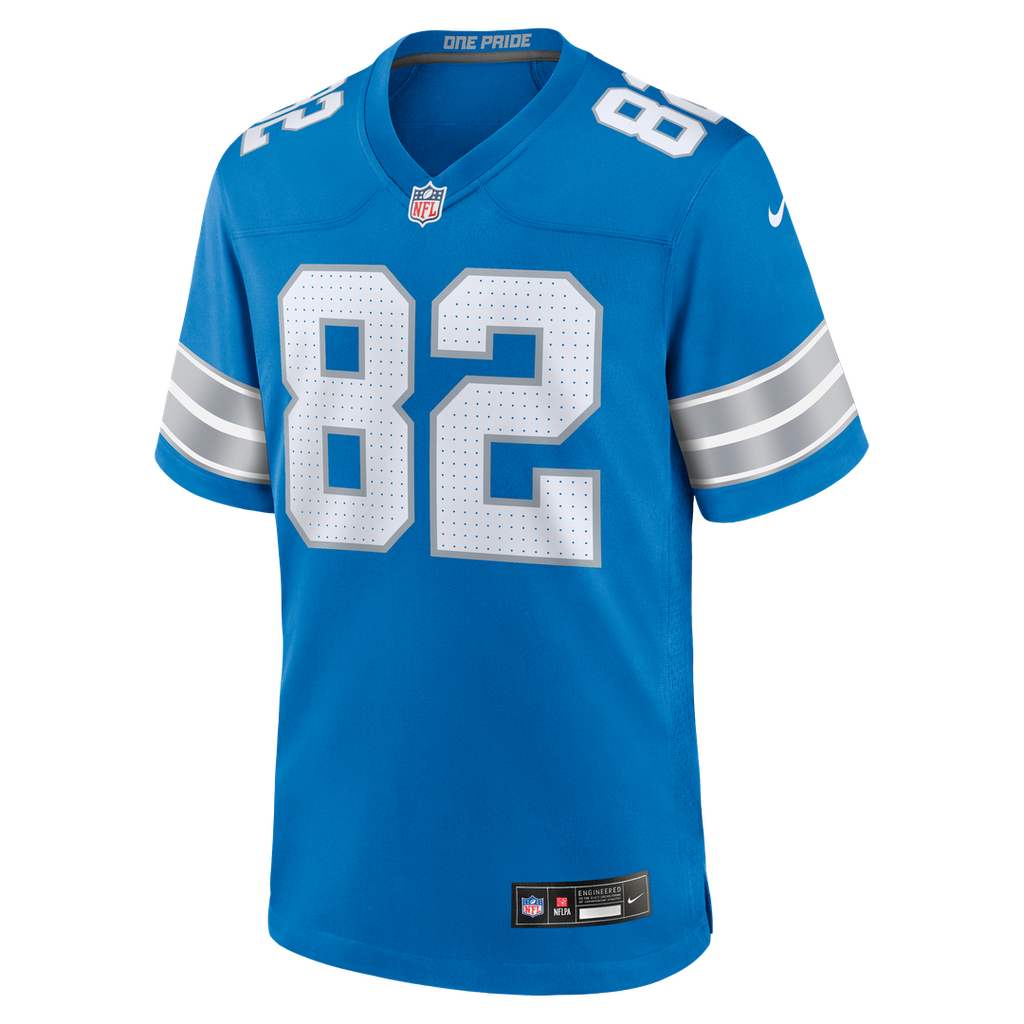 Men's Nike Detroit Lions Thomas Gordon Blue Team Game NFL Jersey