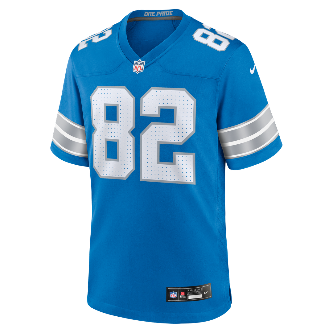 Men's Nike Detroit Lions Thomas Gordon Blue Team Game NFL Jersey