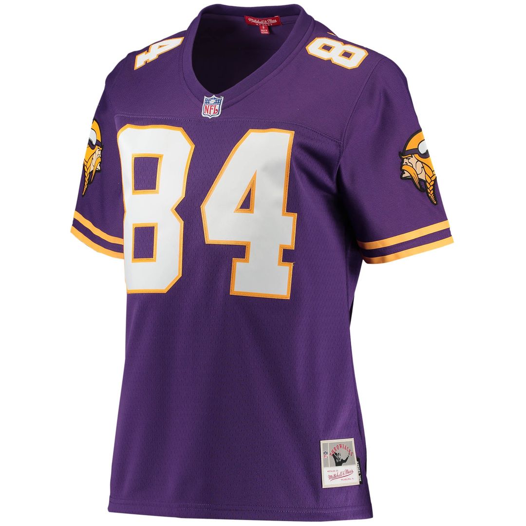 Women's Mitchell & Ness Minnesota Vikings Randy Moss Purple Legacy Replica Team NFL Jersey