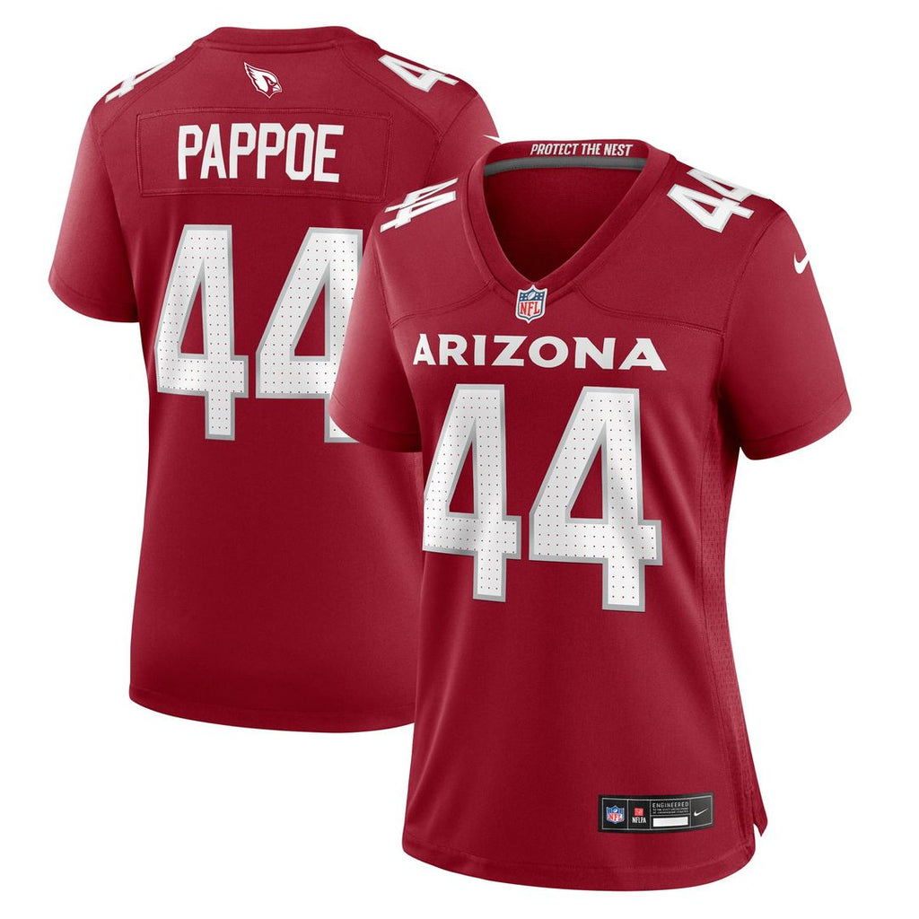 Women's Nike Arizona Cardinals Owen Pappoe Cardinal Game NFL Jersey