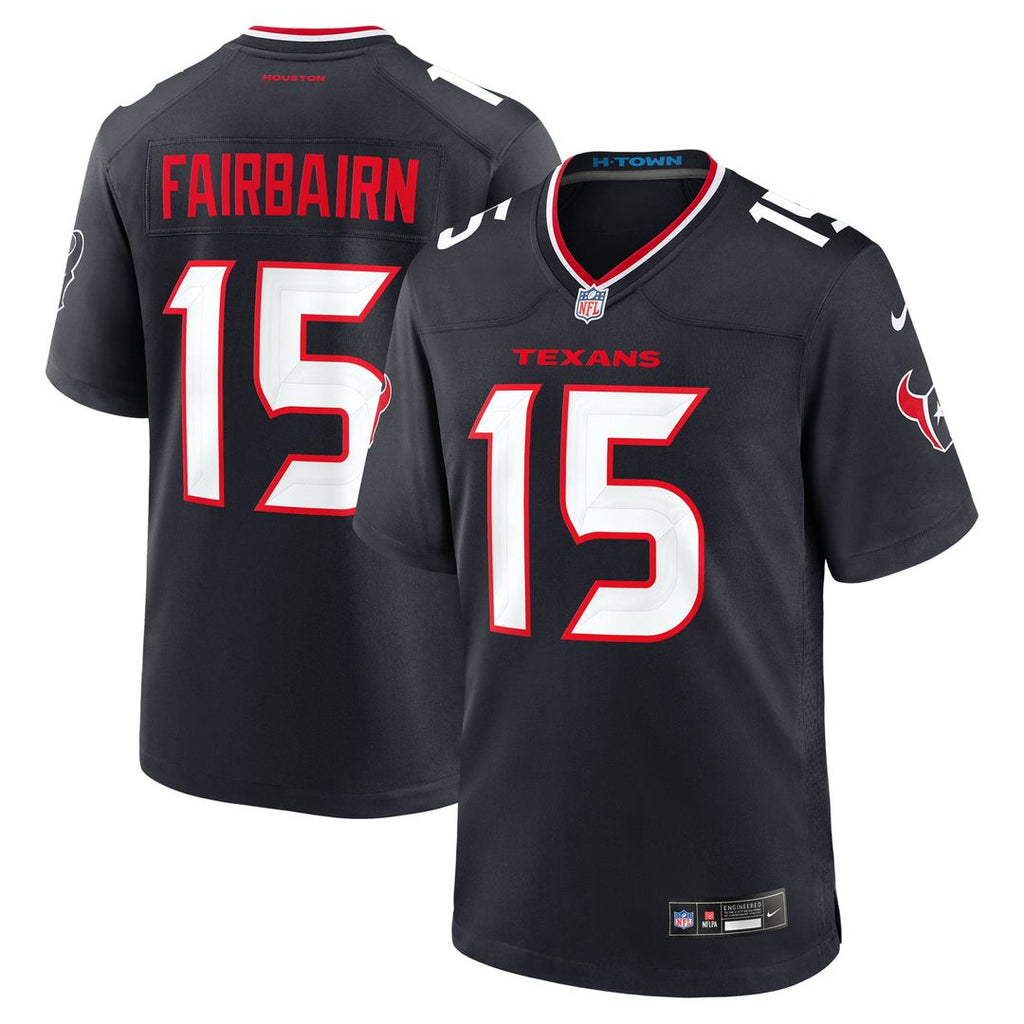 Men's Nike Houston Texans Ka'imi Fairbairn Navy Team Game NFL Jersey