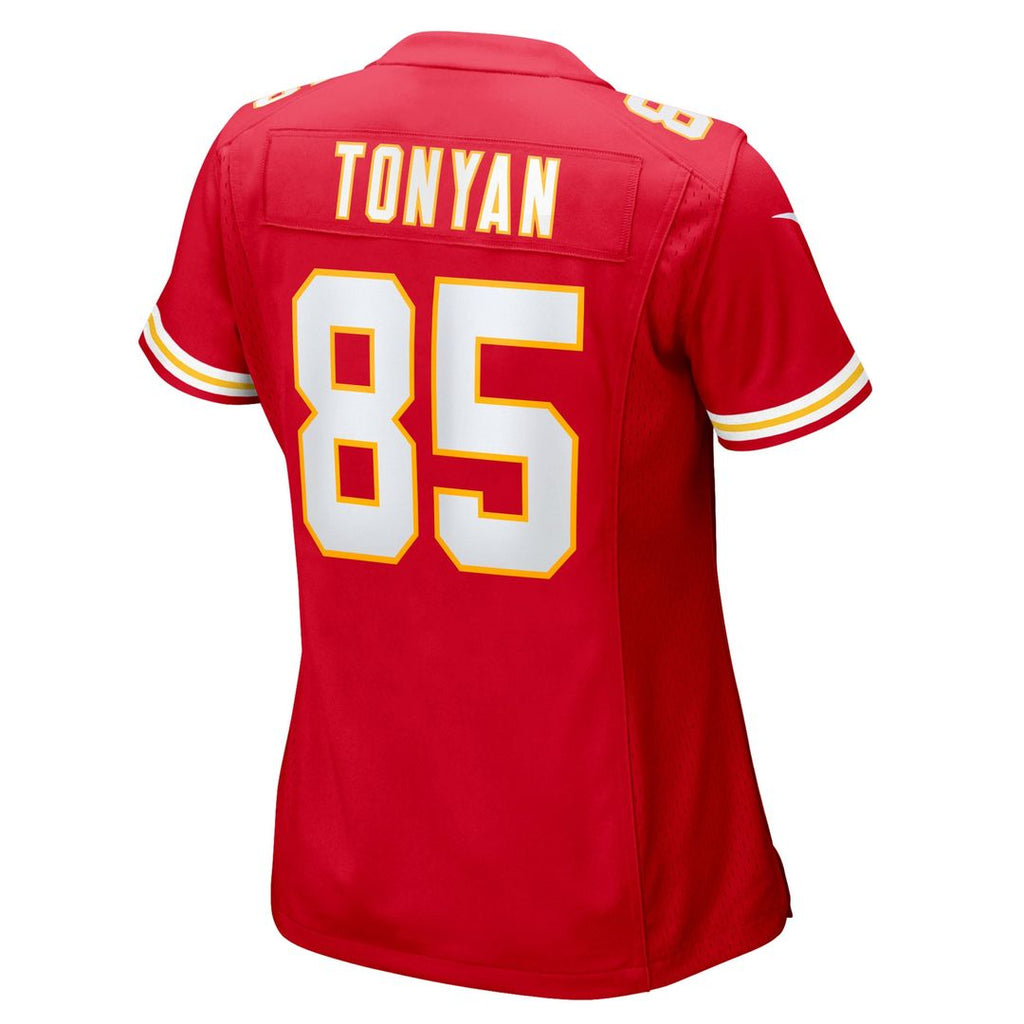 Women's Nike Kansas City Chiefs Robert Tonyan Red Team Game NFL Jersey