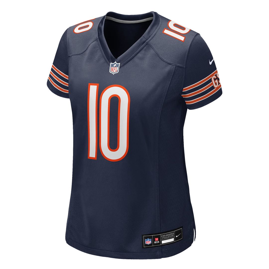 Women's Nike Chicago Bears Luther Burden III Navy Team Game NFL Jersey