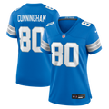Women's Nike Detroit Lions Malik Cunningham Blue Team Game NFL Jersey