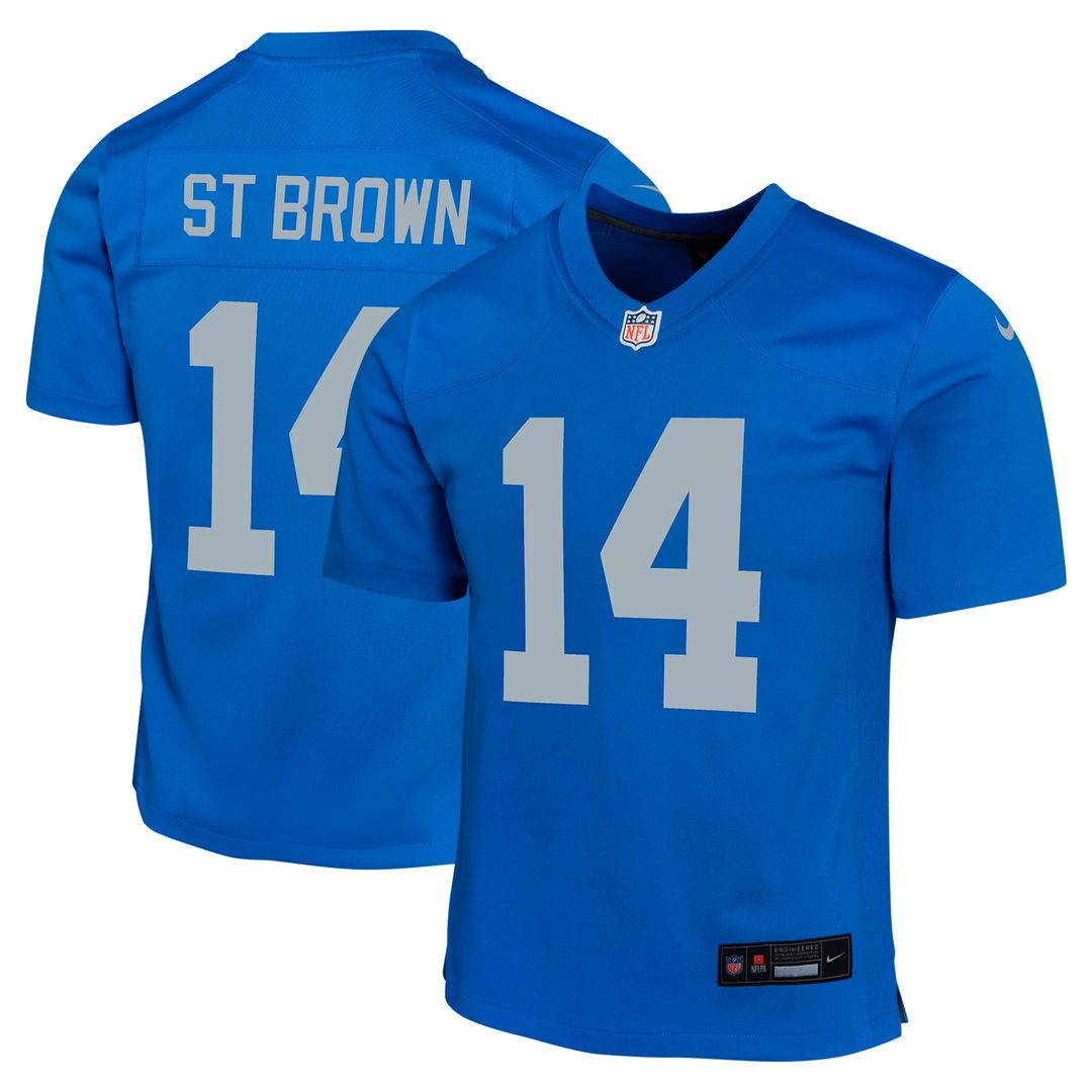 Youth Nike Detroit Lions Amon-Ra St. Brown Black Game NFL Jersey