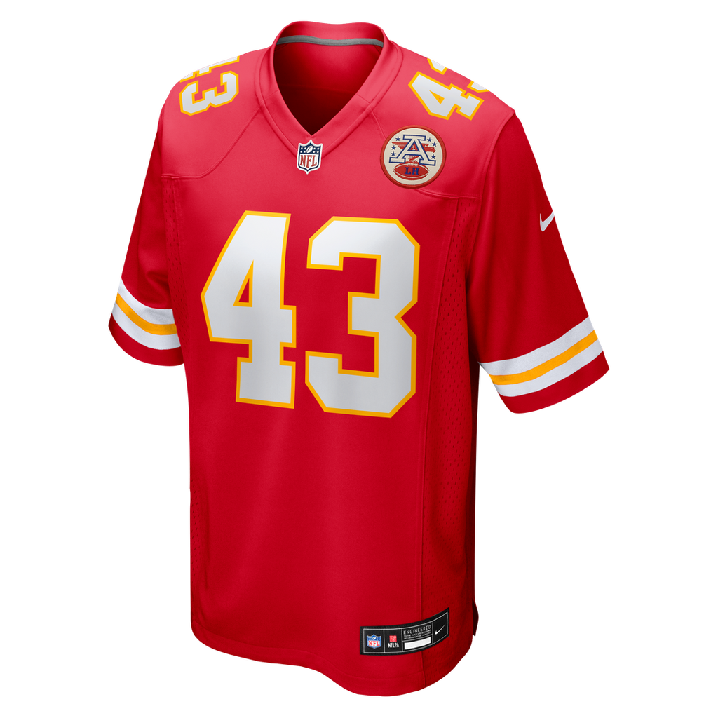 Men's Nike Kansas City Chiefs Jack Cochrane Red Game Player NFL Jersey