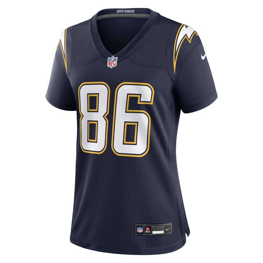 Women's Nike Los Angeles Chargers Oronde Gadsden Navy Alternate 2 Super Chargers Game NFL Jersey
