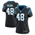 Women's Nike Carolina Panthers Thomas Incoom Black Team Game NFL Jersey
