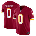 Men's Nike Washington Commanders Mike Sainristil Burgundy Team Vapor F.U.S.E. Stitched Limited NFL Jersey