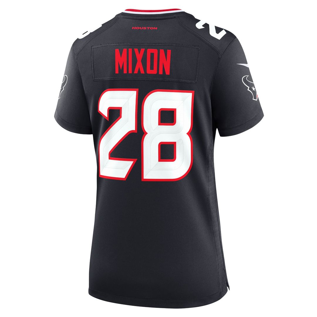 Women's Nike Houston Texans Joe Mixon Navy Game NFL Jersey