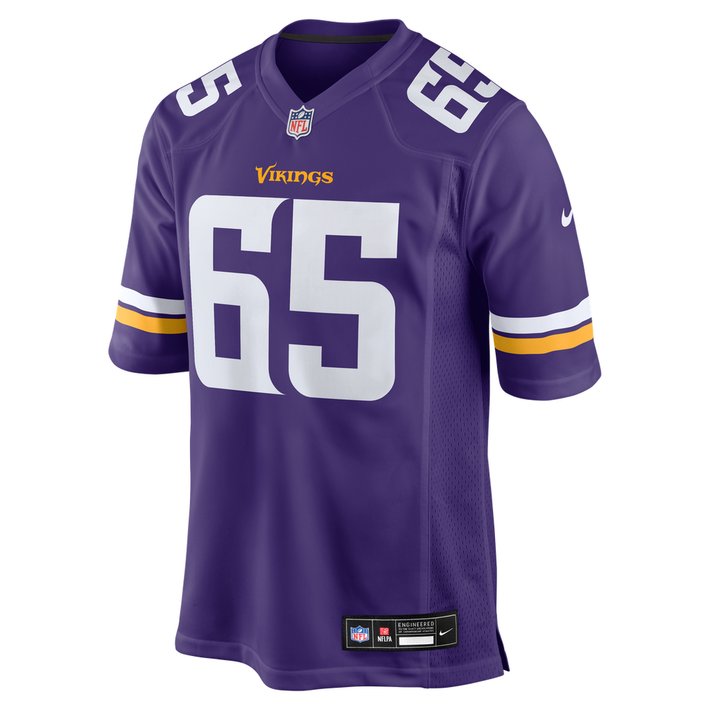 Men's Nike Minnesota Vikings Michael Jurgens Purple Game NFL Jersey