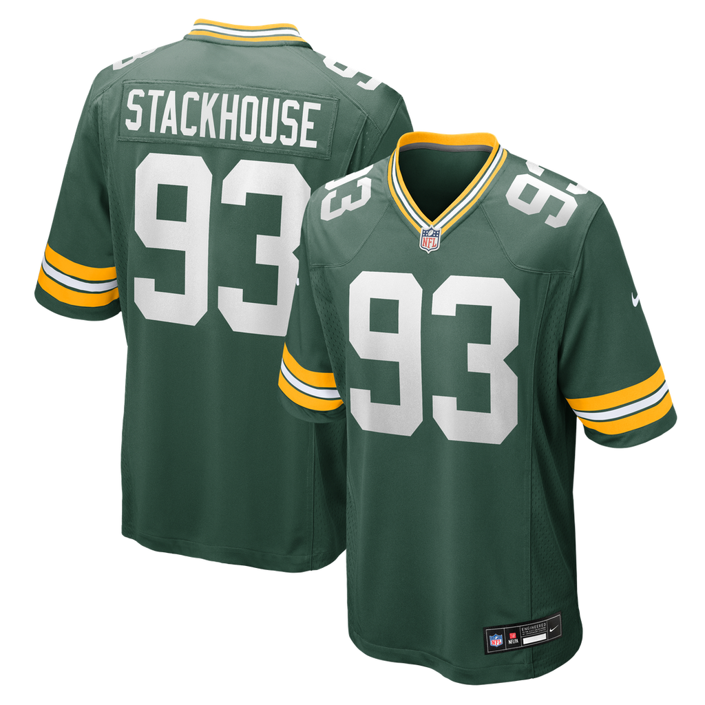 Men's Nike Green Bay Packers Nazir Stackhouse Green Team Game NFL Jersey