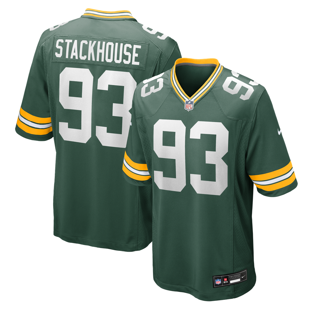 Men's Nike Green Bay Packers Nazir Stackhouse Green Team Game NFL Jersey