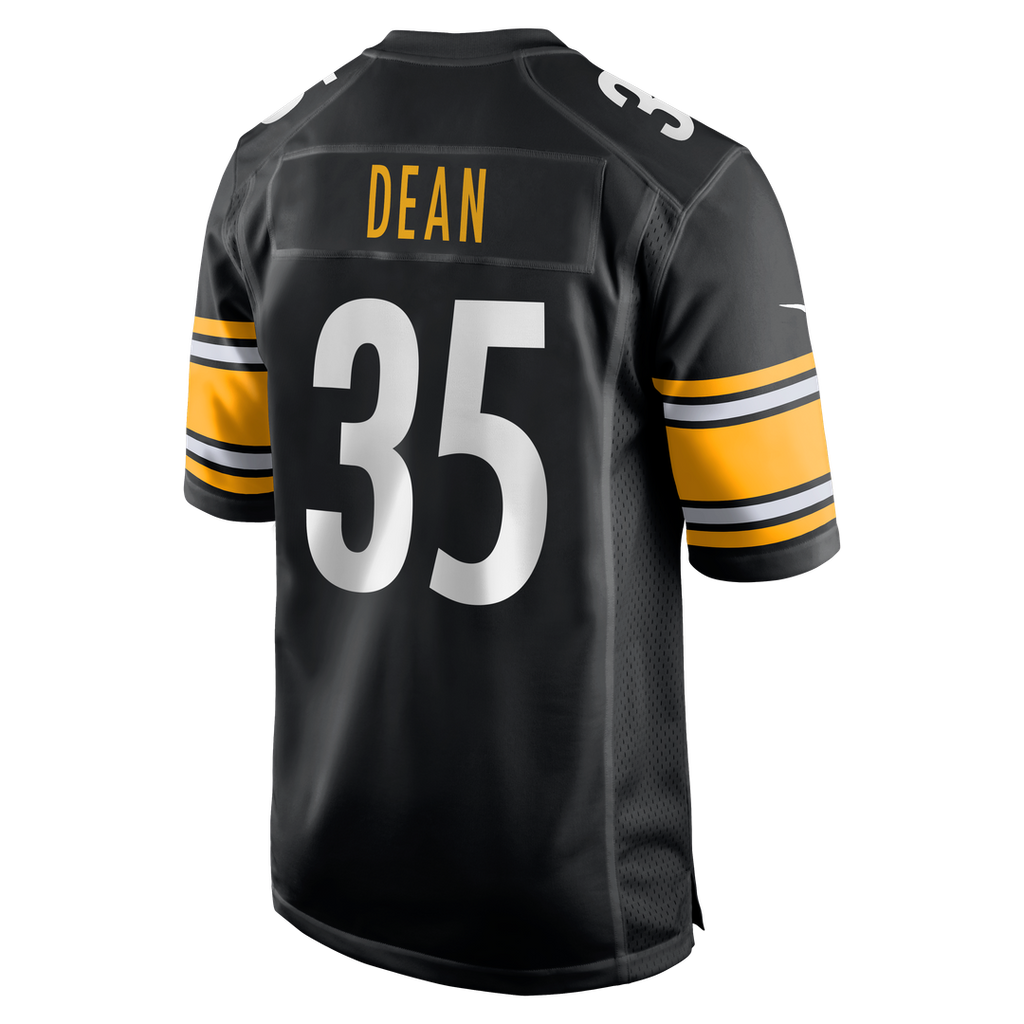 Men's Nike Pittsburgh Steelers Jamel Dean Black Team Game NFL Jersey