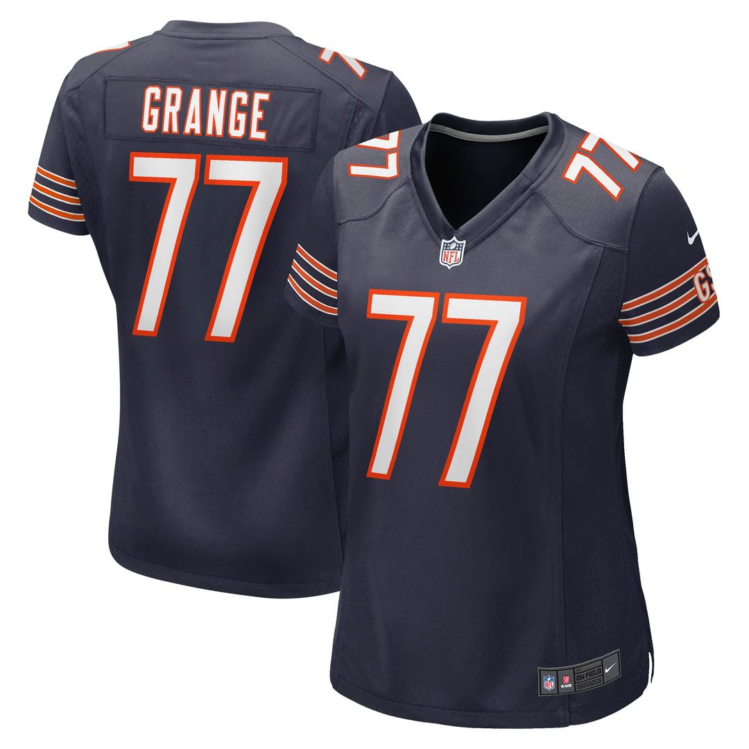 Women's Nike Chicago Bears Red Grange Navy Retired Player NFL Jersey