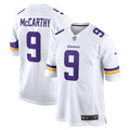 Men's Nike Minnesota Vikings J.J. McCarthy White Game NFL Jersey