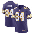 Men's Nike Minnesota Vikings Randy Moss Purple Classic Retired Player Game NFL Jersey