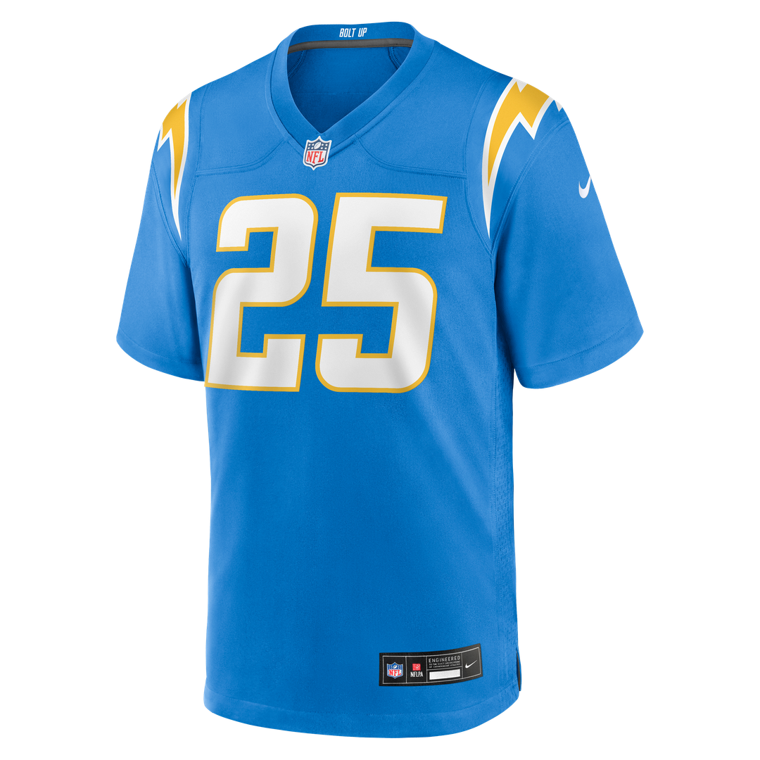 Men's Nike Los Angeles Chargers Junior Colson Powder Blue Team Game NFL Jersey