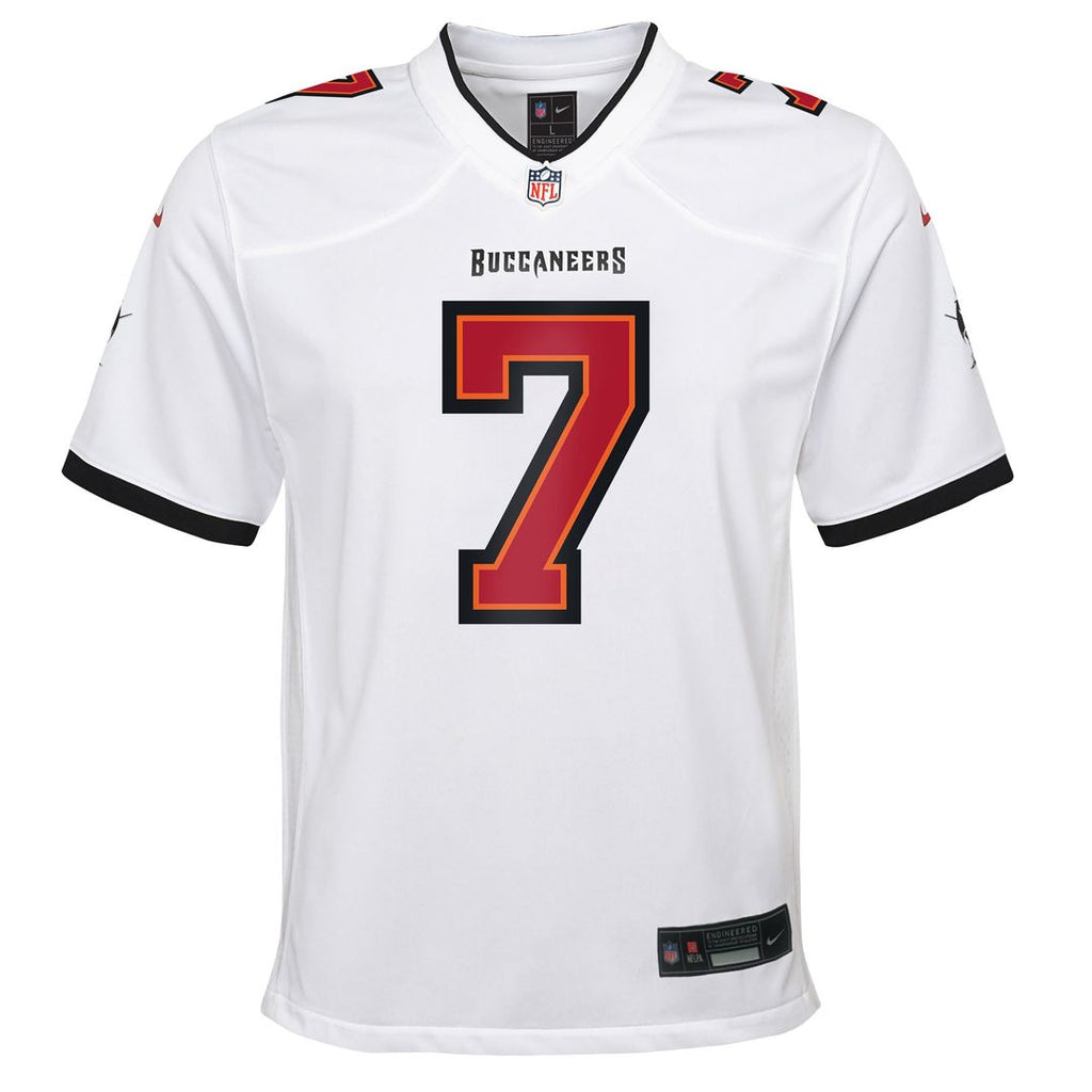 Youth Nike Tampa Bay Buccaneers Bucky Irving White Game NFL Jersey