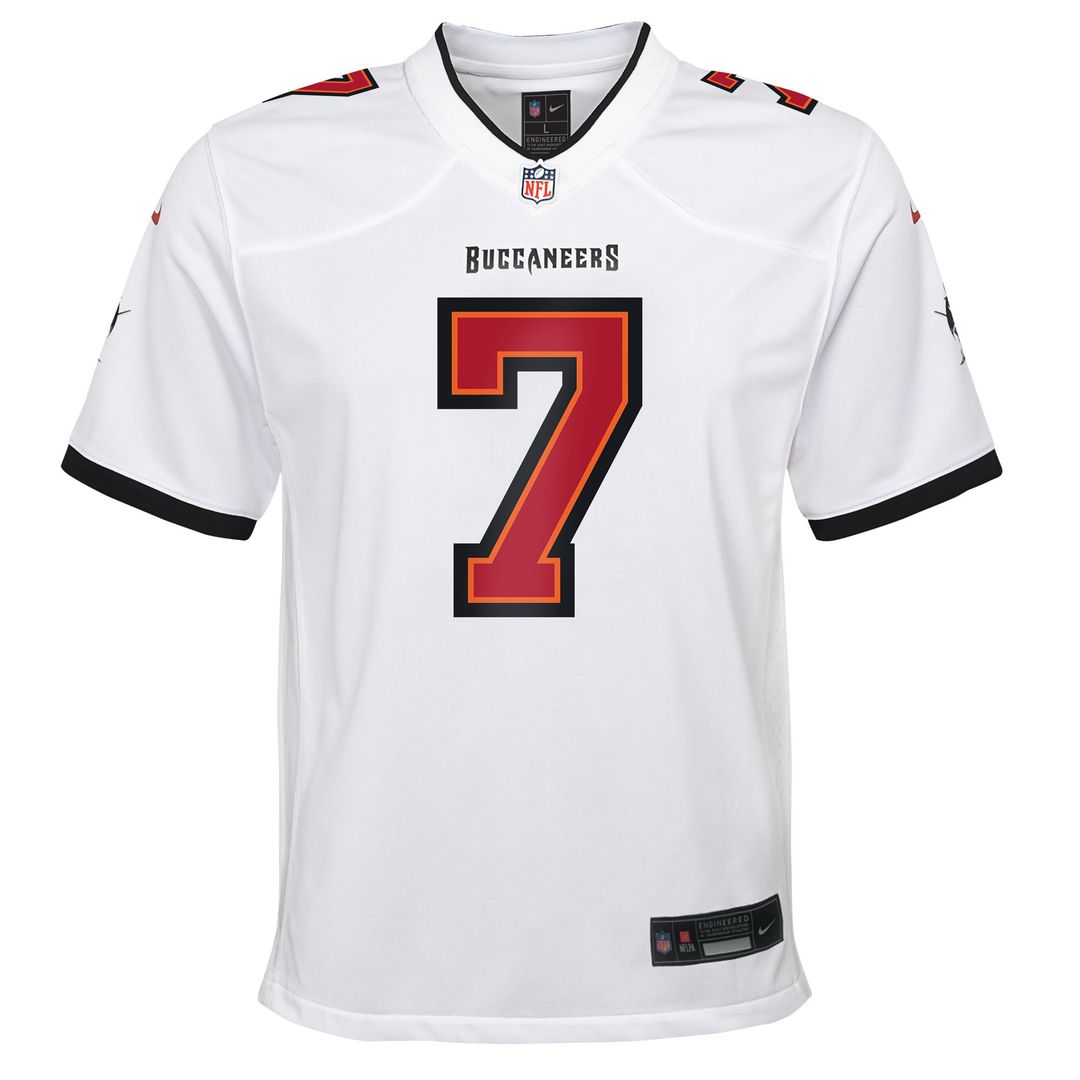 Youth Nike Tampa Bay Buccaneers Bucky Irving White Game NFL Jersey