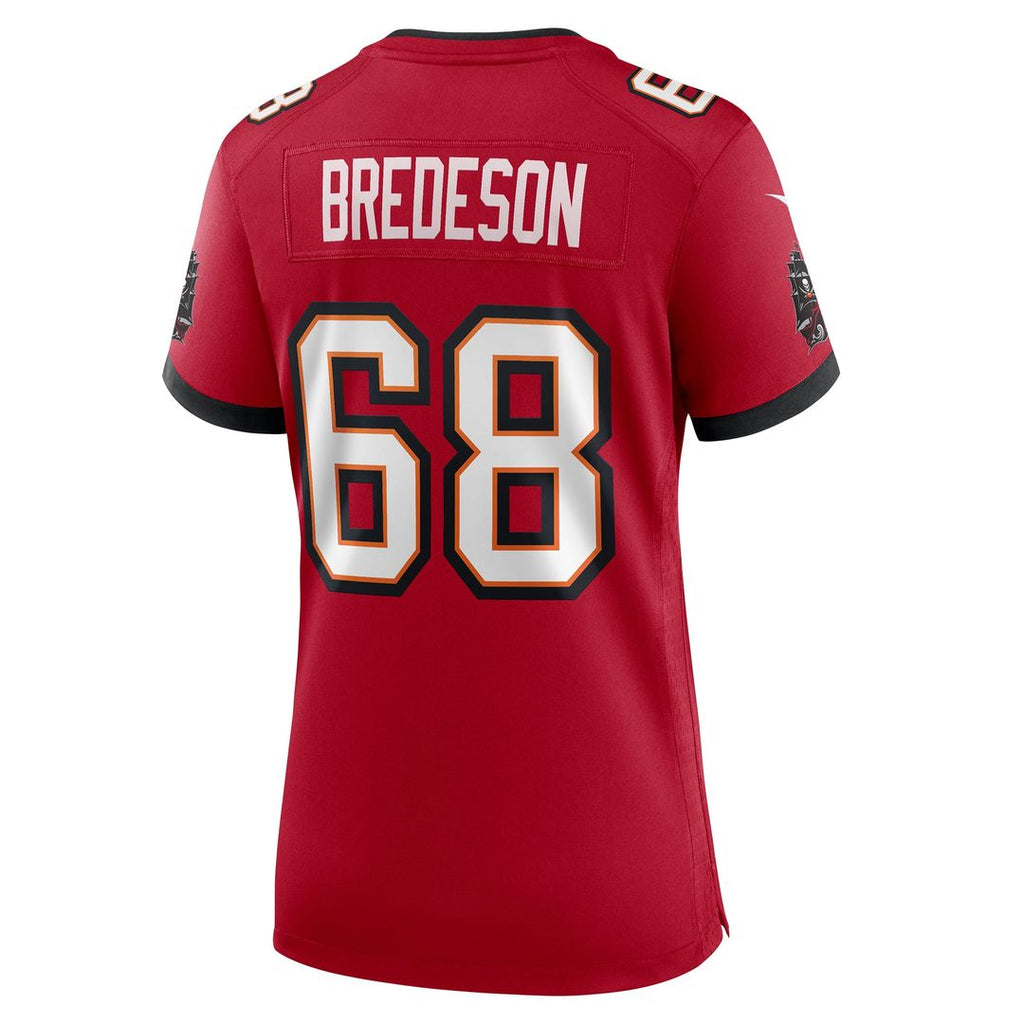 Women's Nike Tampa Bay Buccaneers Ben Bredeson Red Game NFL Jersey