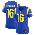 Women's Nike Los Angeles Rams Tru Edwards Royal Team Game NFL Jersey