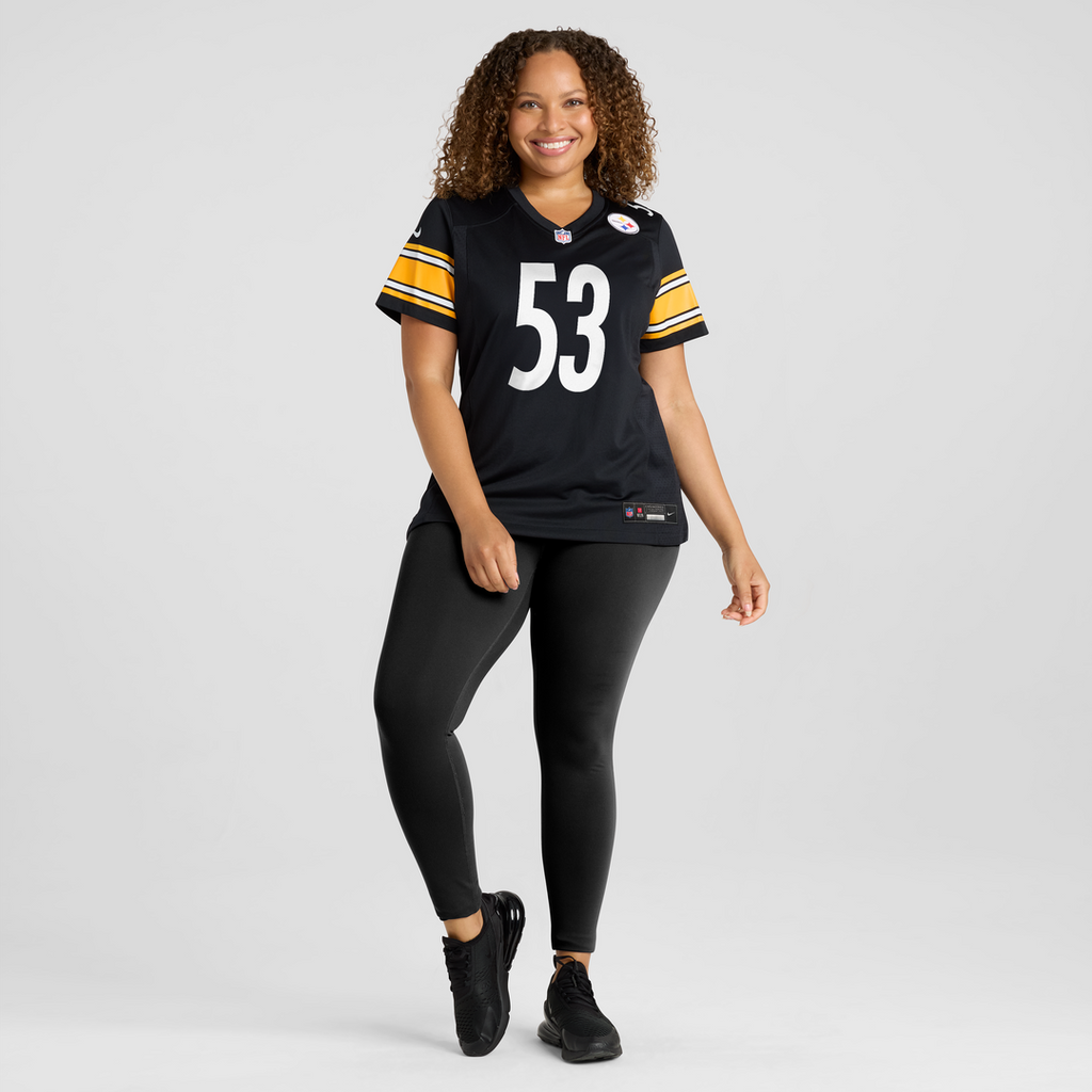 Women's Nike Pittsburgh Steelers JaWhaun Bentley Black Team Game NFL Jersey
