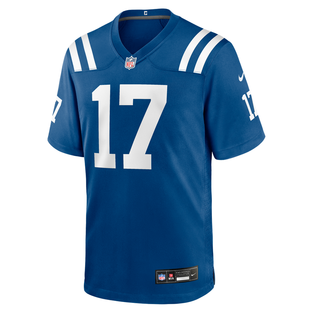 Men's Nike Indianapolis Colts Daniel Jones White Game NFL Jersey