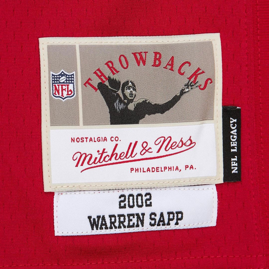 Men's Mitchell & Ness Tampa Bay Buccaneers Warren Sapp Orange 1995 Legacy Replica NFL Jersey