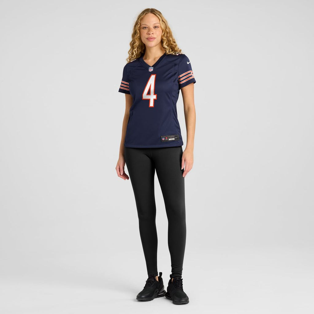 Women's Nike Chicago Bears D'Andre Swift Navy Game NFL Jersey