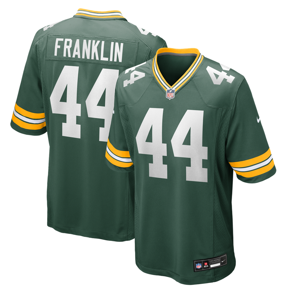 Men's Nike Green Bay Packers Zaire Franklin Green Game NFL Jersey