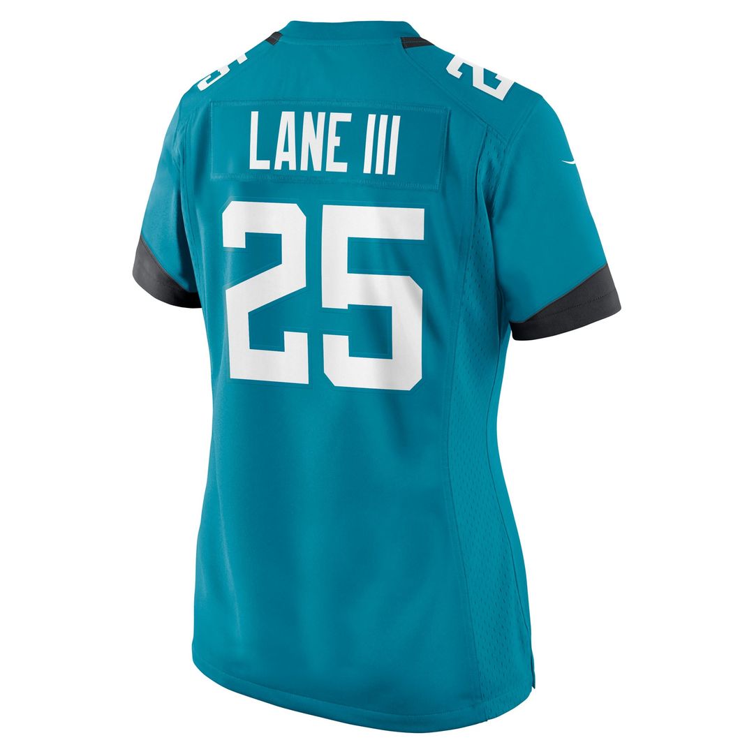 Women's Nike Jacksonville Jaguars Rayuan Lane III Teal Team Game NFL Jersey