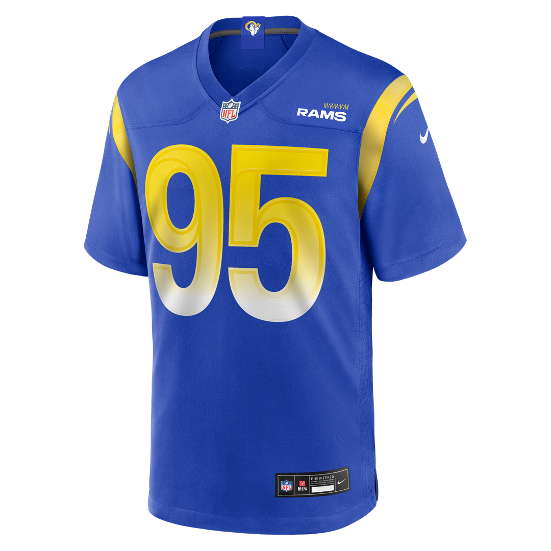 Men's Nike Los Angeles Rams Poona Ford Royal Team Game NFL Jersey