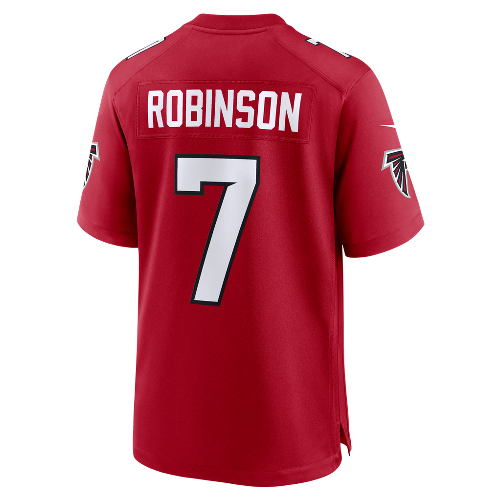 Men's Nike Atlanta Falcons Bijan Robinson Red Game NFL Jersey