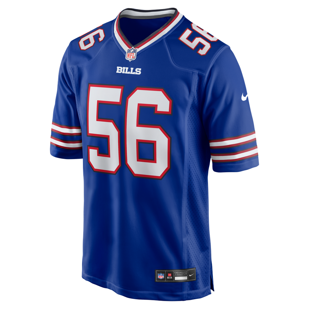 Men's Nike Buffalo Bills Javon Solomon Royal Game NFL Jersey