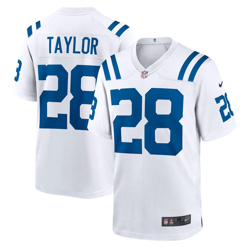 Men's Nike Indianapolis Colts Jonathan Taylor White Player Game NFL Jersey